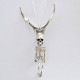 Silver Pierre Skeleton Pendant