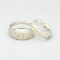 Silver Roman Numeral Ring