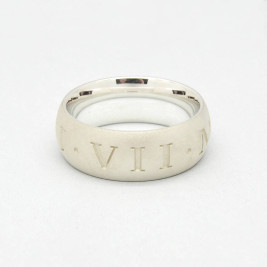 Silver Roman Numeral Ring