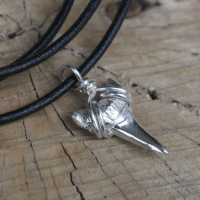 Silver Sharks Tooth Necklace