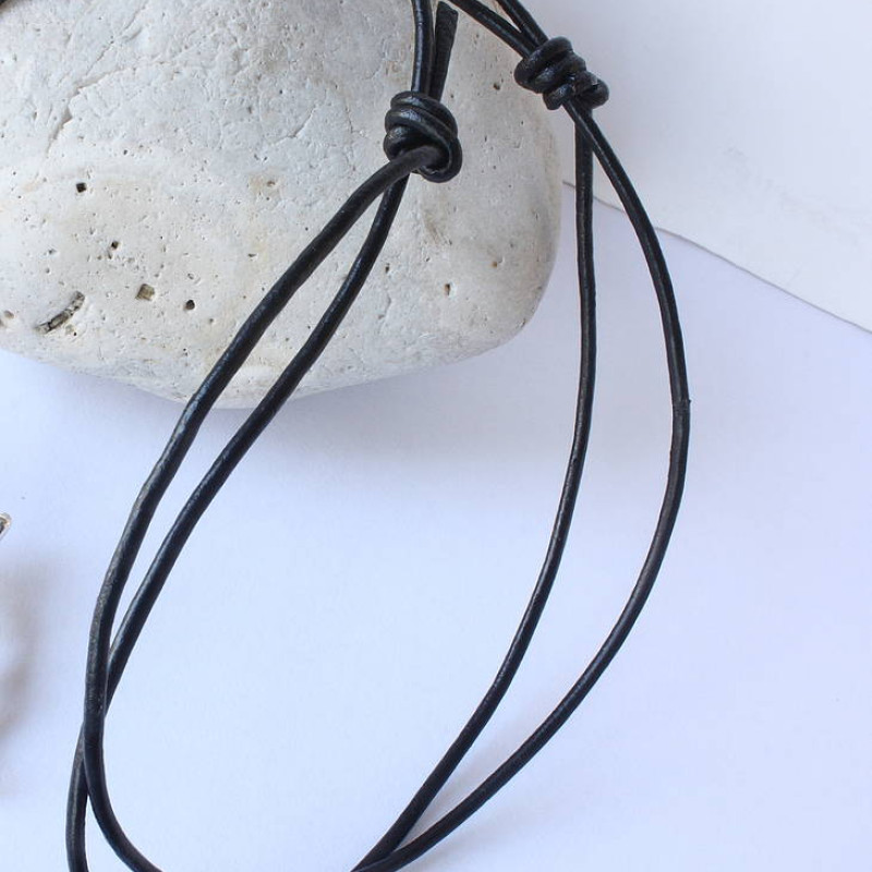 Silver shark tooth necklace