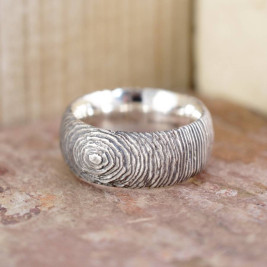 Silver Slate Ring