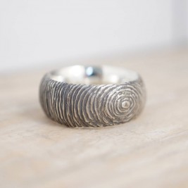 Silver Slate Ring