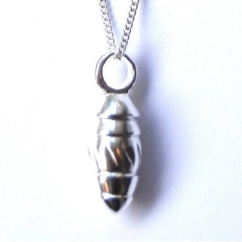 Silver Toggle Twisted Pendant