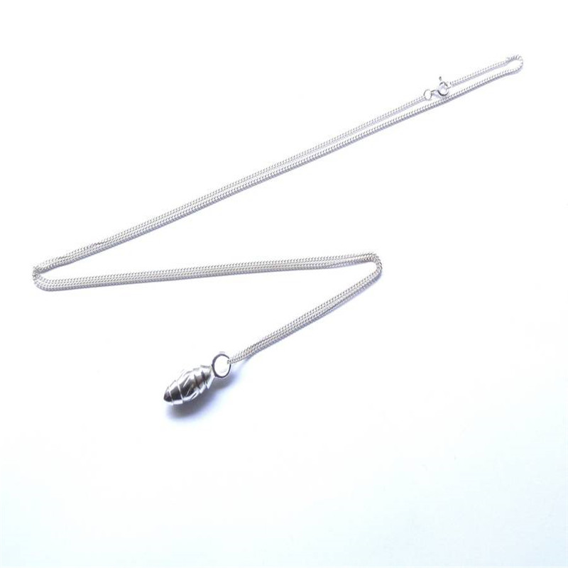 Silver Toggle Twisted Pendant Silver Toggle Twisted Pendant necklace product image