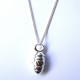 Silver Toggle Twisted Pendant