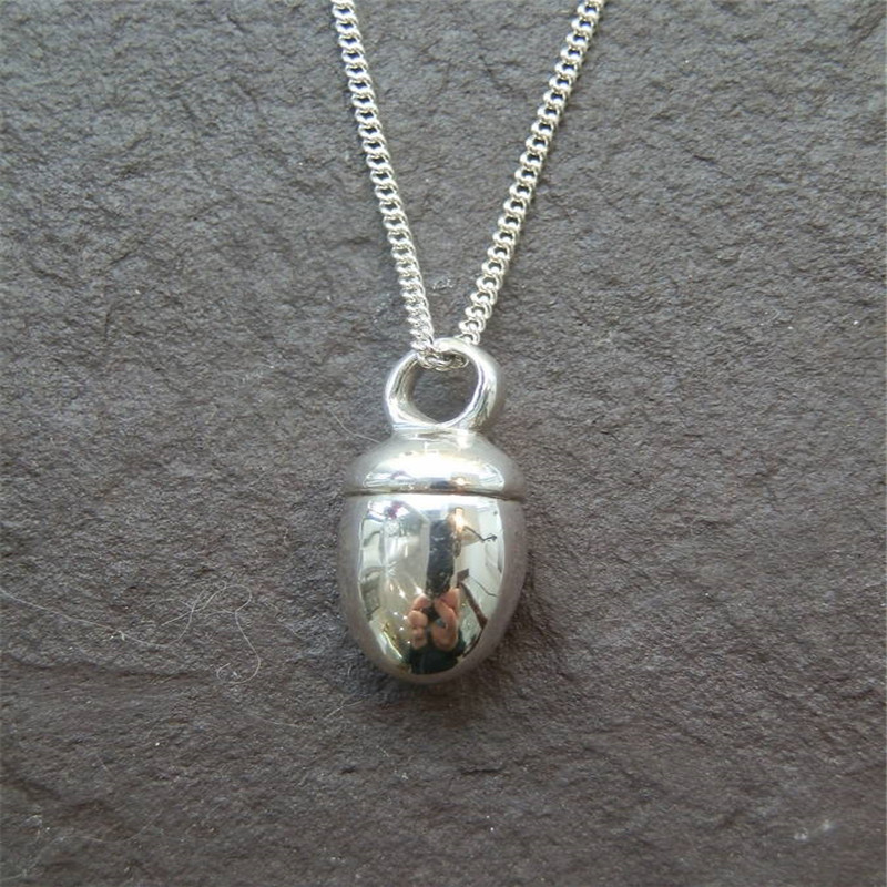 Silver Toggle Acorn Pendant Silver Toggle Acorn Pendant product view