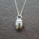 Silver Toggle Acorn Pendant