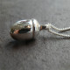 Silver Toggle Acorn Pendant