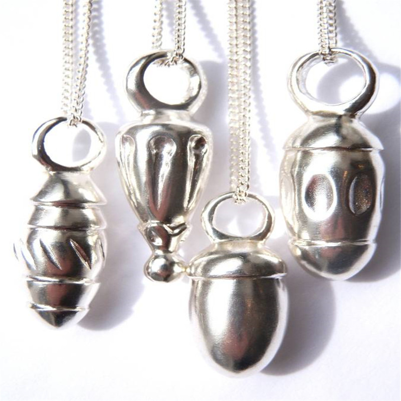 Silver Toggle Acorn Pendant Silver Toggle Acorn Pendant product view