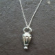 Silver Toggle Hot Air Balloon Pendant