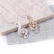 Silver Treble Clef Pendant