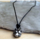 Silver Wolf Head Necklace