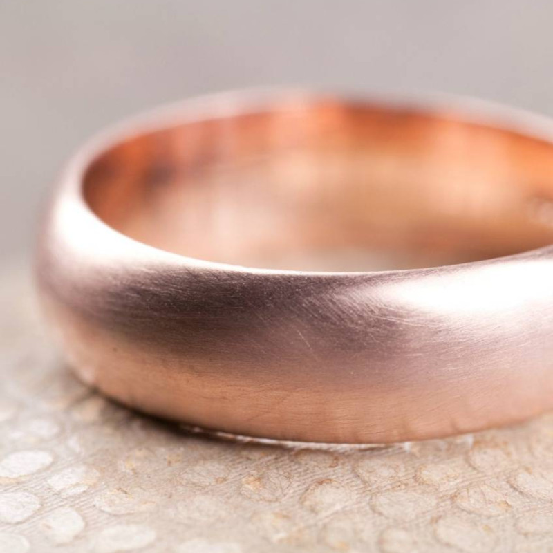 Simple Handmade Men's 18ct Gold Wedding Ring Simple handmade men's 18ct gold wedding ring