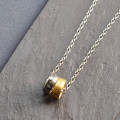 Small Meteorite Rings Necklace Small Meteorite Rings Necklace product image