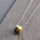 Small Meteorite Rings Necklace