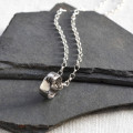 Small Meteorite Rings Necklace Small Meteorite Rings Necklace product image