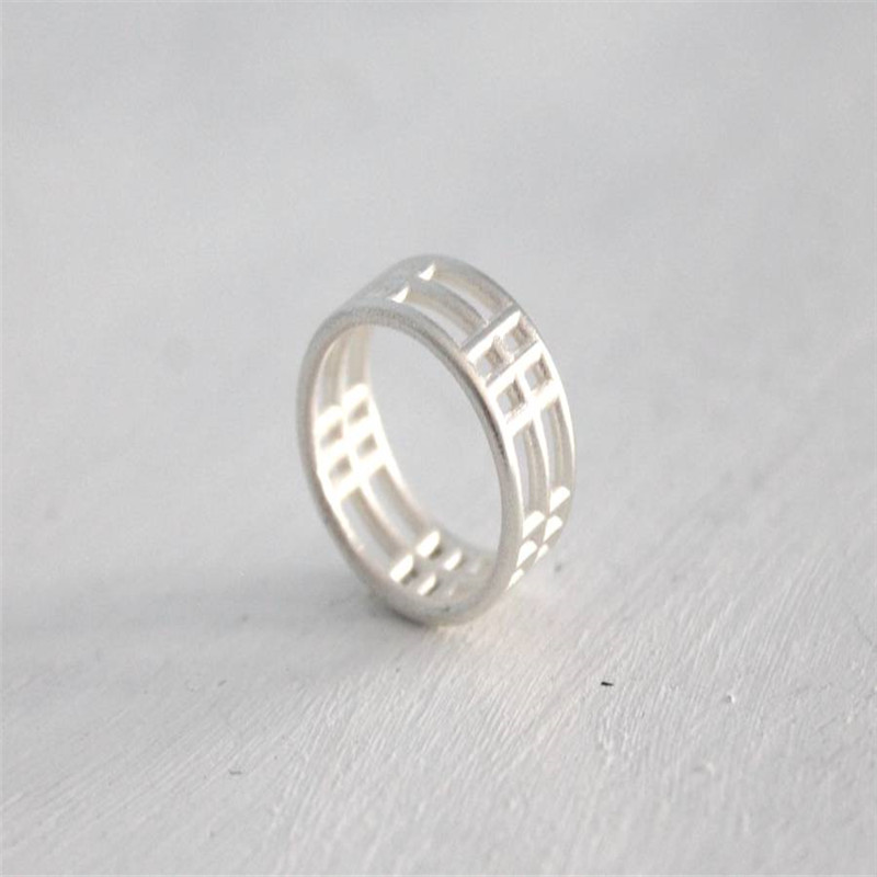 Sterling Silver Inclusions Two Ring Sterling Silver Inclusions Two Ring product image