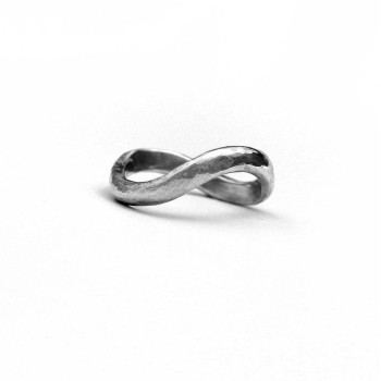 Sterling Silver Infinity Wedding Ring