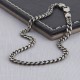 Sterling Silver Mens Curb Chain Necklace