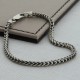 Sterling Silver Mens Snake Chain Necklace