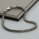 Sterling Silver Mens Snake Chain Necklace