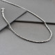 Sterling Silver Oval Borobudur Necklace