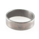 Sterling Silver Oxidized Flat Wedding Band Ring