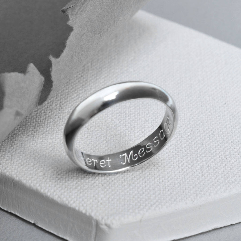 Sterling Silver Secret Message Ring Gallery Image Sterling Silver Secret Message Ring gallery image