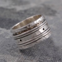 Sterling Silver Spinning Band Ring