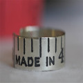 Etched Vintage Tape Measure Ring Etched vintage style tape measure ring product image