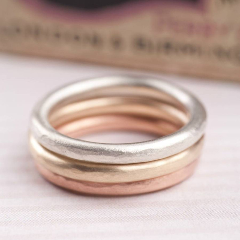 Textured Solid Gold Halo Band Textured solid gold halo band