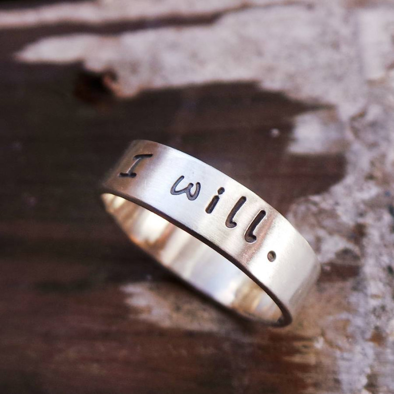 Personalised ring product view