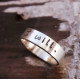 Silver Personalised Ring