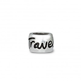 Travel Safe Solid Silver Mojo Charm