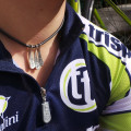 Triathlon Swim Bike Run Necklace Triathlon Swim Bike Run Necklace product view