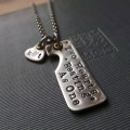 Two Hearts Beat As One Couples Necklace Two Hearts Beat As One couples necklace product image