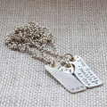 Two Hearts Beat As One Couples Necklace Two Hearts Beat As One couples necklace product image