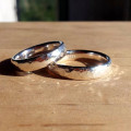 Unisex Hammered Sterling Silver Ring Unisex hammered sterling silver ring