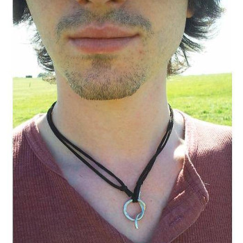 Personalised Unisex Silver Knot Necklace Personalised Unisex Silver Knot Necklace