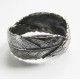 Handmade Woodland Unisex Silver Leaf Ring