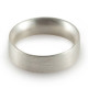 Mens Sterling Silver Wedding Ring Comfort Fit Matt