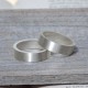 Personalised Wedding Band In Sterling Silver