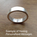 Personalised Wedding Band Personalised wedding band