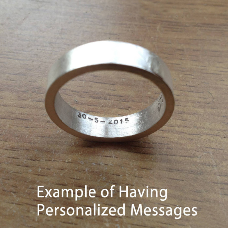 Personalised Wedding Band Personalised wedding band