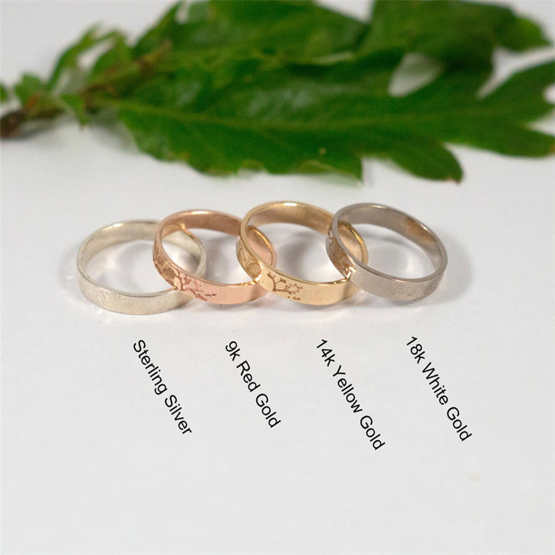 18ct White Gold Wedding Bands 18ct white gold wedding bands with 3 mm and 5 mm widths