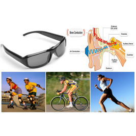 Bone-Conduction Bluetooth 3.0 Sunglasses