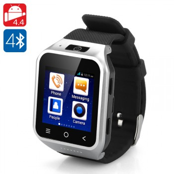 ZGPAX S8 Android 4.4 Watch Phone (Silver)
