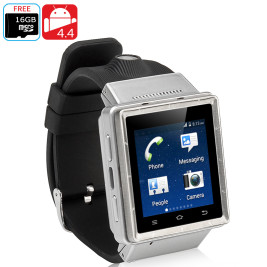 ZGPAX S6 Android 3G Watch Phone (Silver)