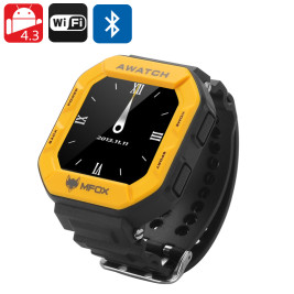 MFOX AWATCH IP68 Smart Watch (Yellow)